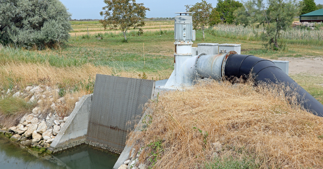 Irrigation Pump Station in Rural Area