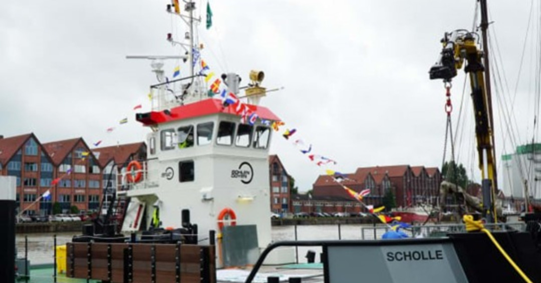 Decorated Tugboat at Harbor