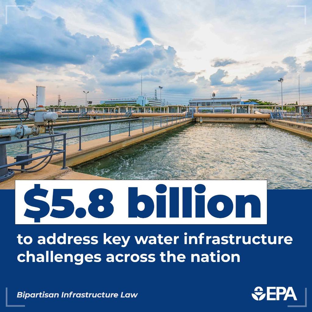 EPA Announces $5.8 Billion Water Infrastructure Funding