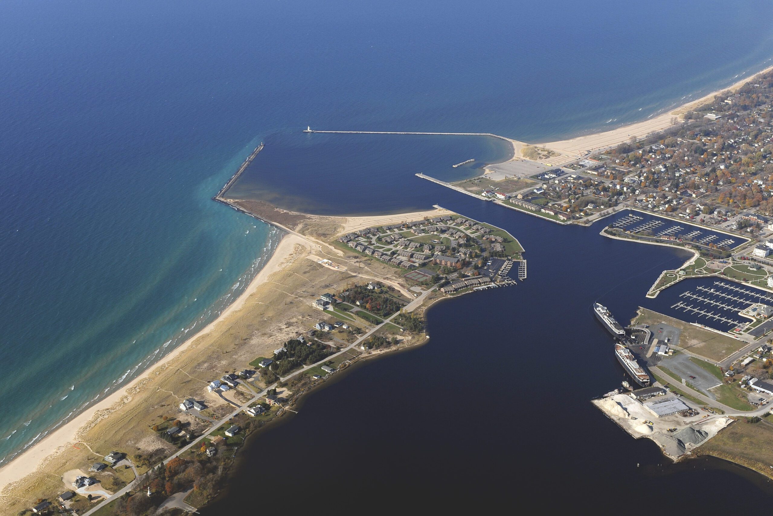 The USACE has started dredging in Holland, Michigan, to remove sediment and maintain the harbor's navigability for commercial and safety purposes.