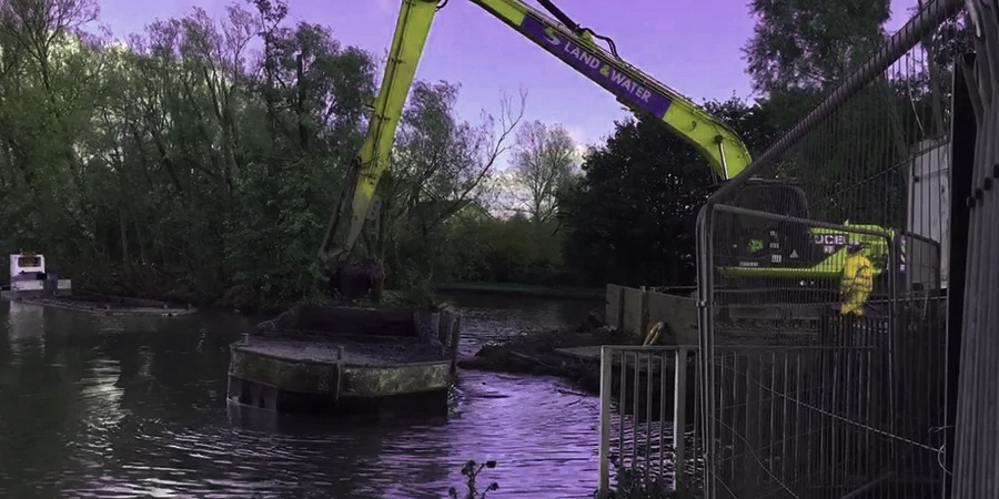 Dredging Operations on Trent & Mersey Canal