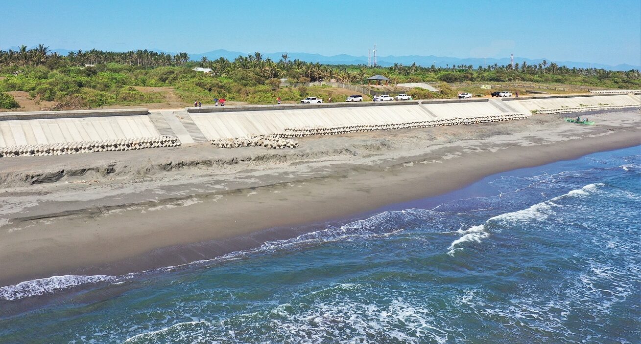 Completion of Seawall Project Along Barangay