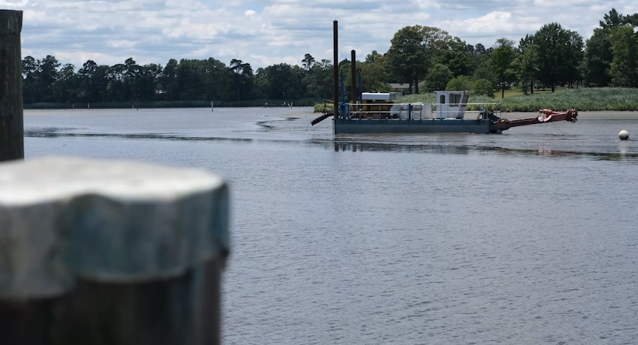 Dredging Begins for Indian River Near Millsboro