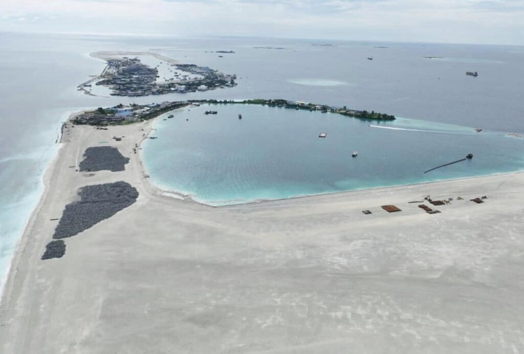 Massive Dredging Project in the Maldives