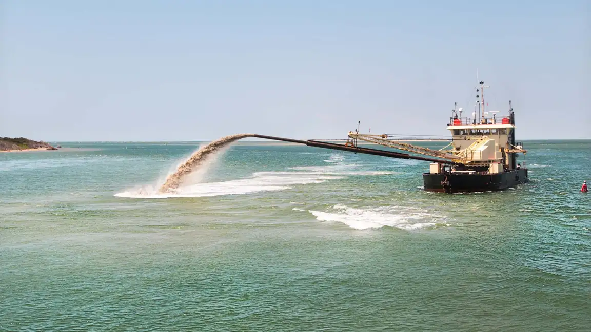 Canaveral Sand Bypass Dredging Temporarily Suspended Due to Weather Conditions